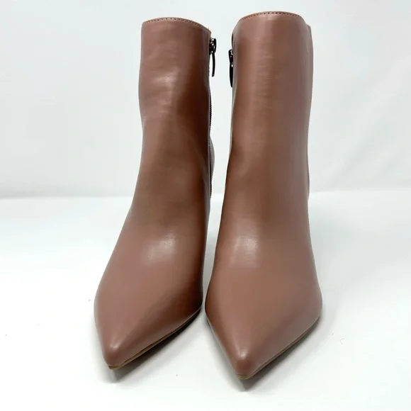 Nine West NWOT Womens Pink Farrah Pointed Toe Stiletto Booties size 7 7.5 - Picture 12 of 12